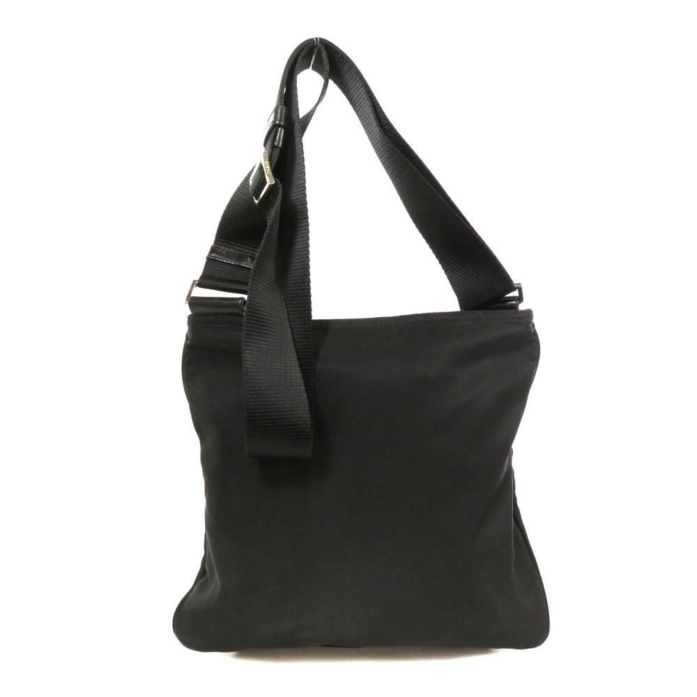 Prada bag shoulder Crossbody Plate Tessuto Black